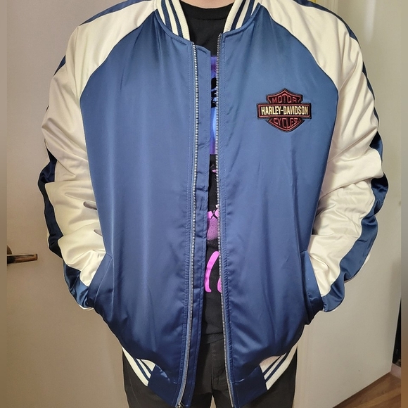 NEW Harley Davidson Men's Club Crew Jacket size Medium - Picture 3 of 10